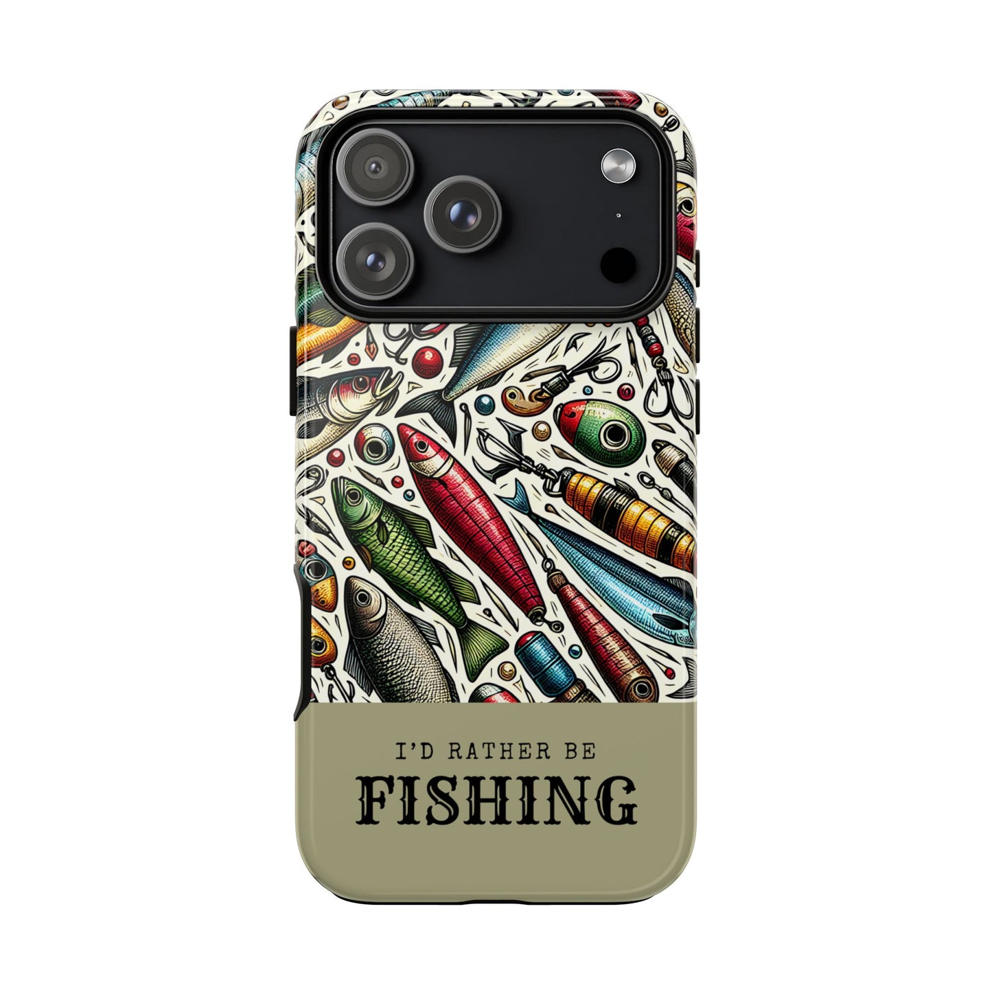 Id Rather Be Fishing Tough Phone Case