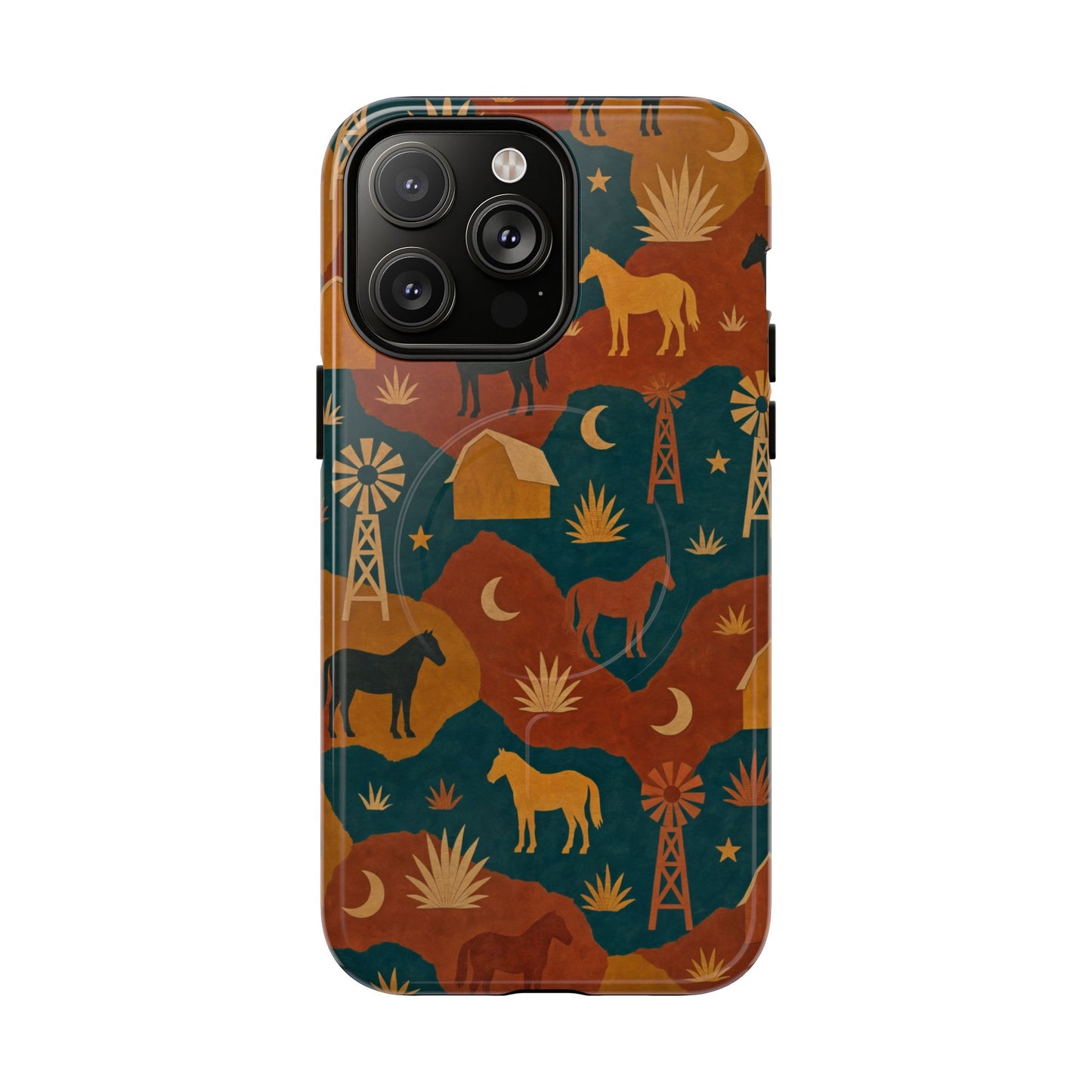 Ranch Horses Magnetic Case