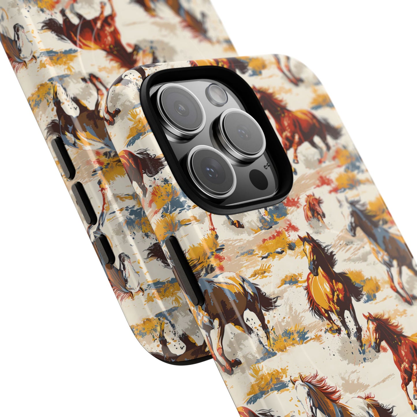 Painted Horses White Magnetic Case