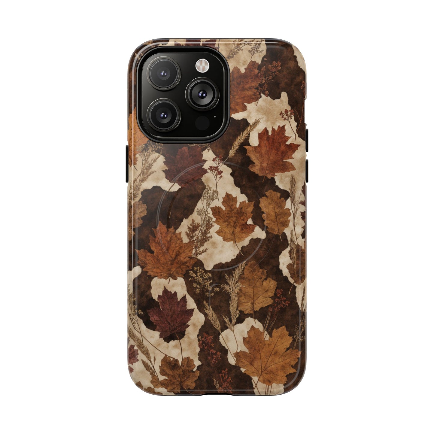 Autumn Cowhide Magnetic Case