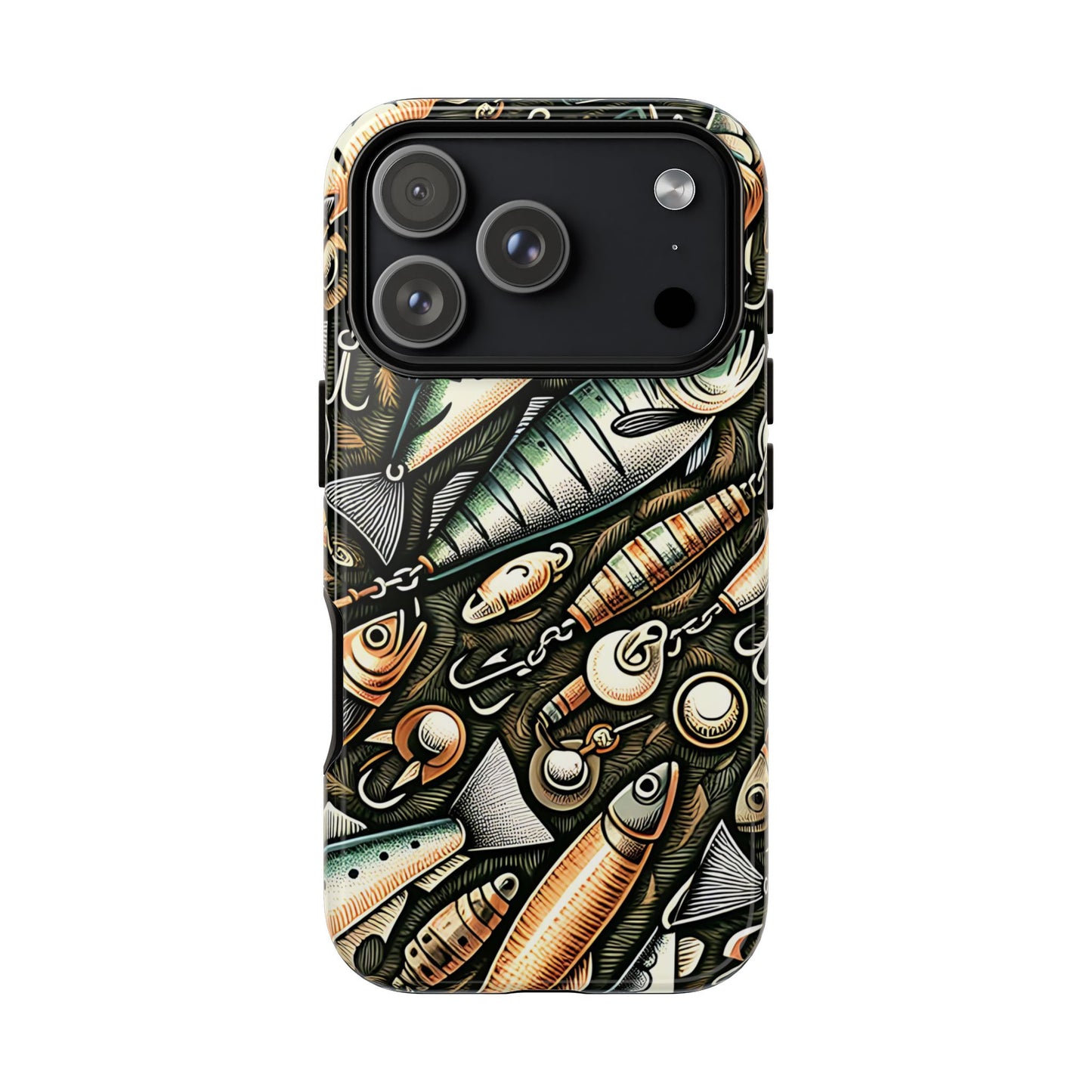 Vintage Fishing Lures Tough Phone Case