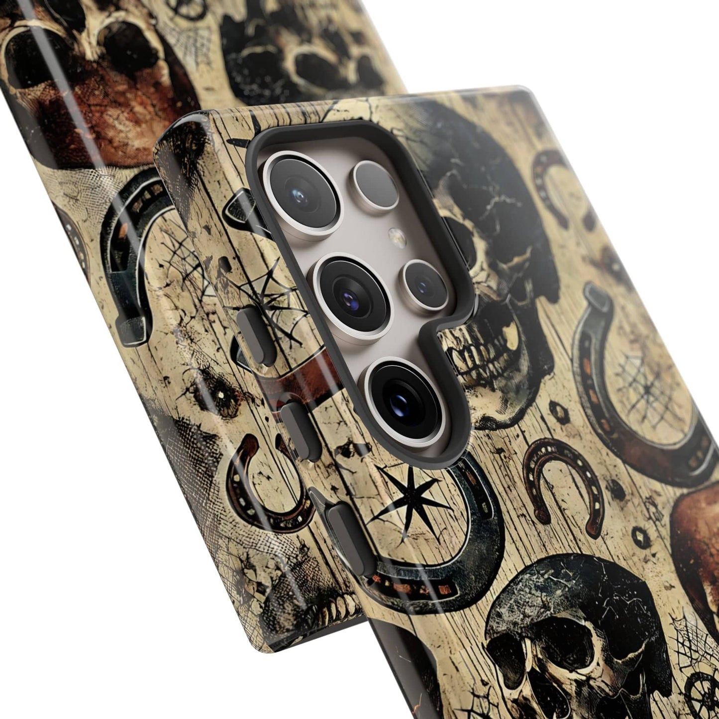 Skulls and Horseshoes Phone Case