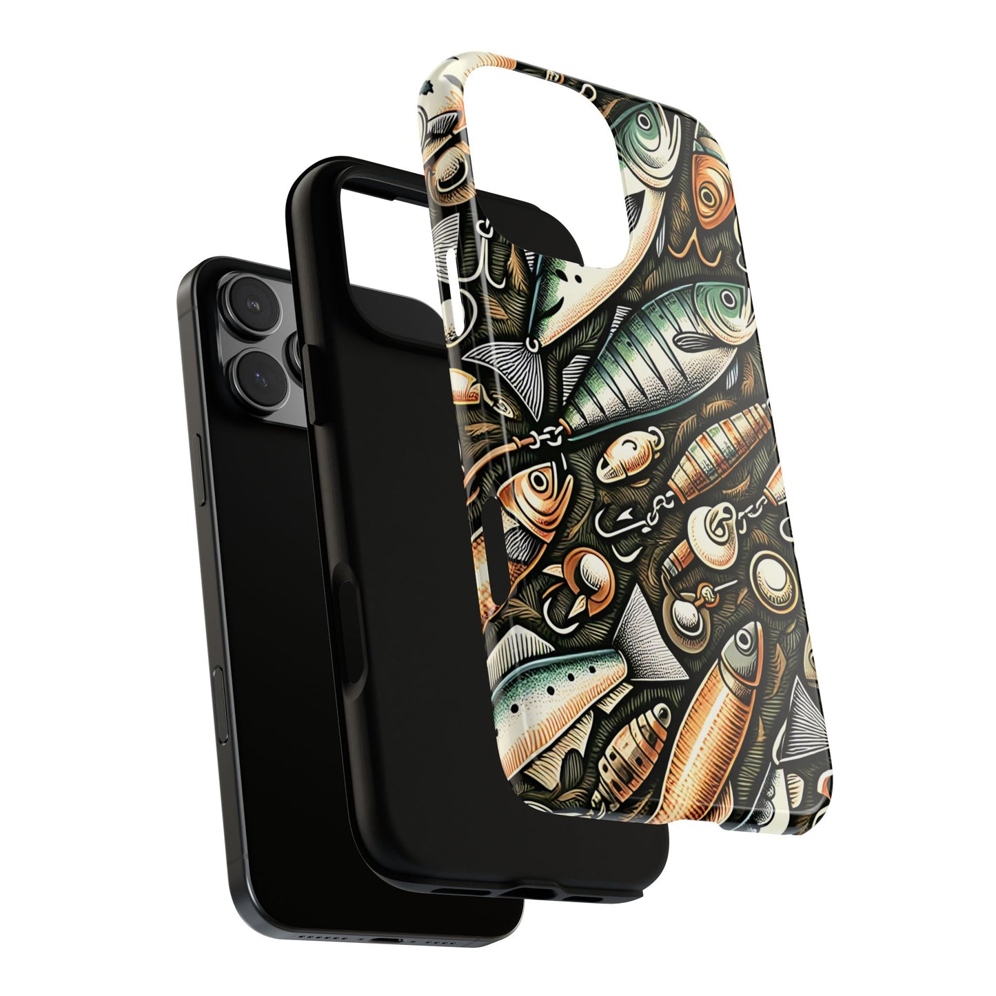 Vintage Fishing Lures Tough Phone Case