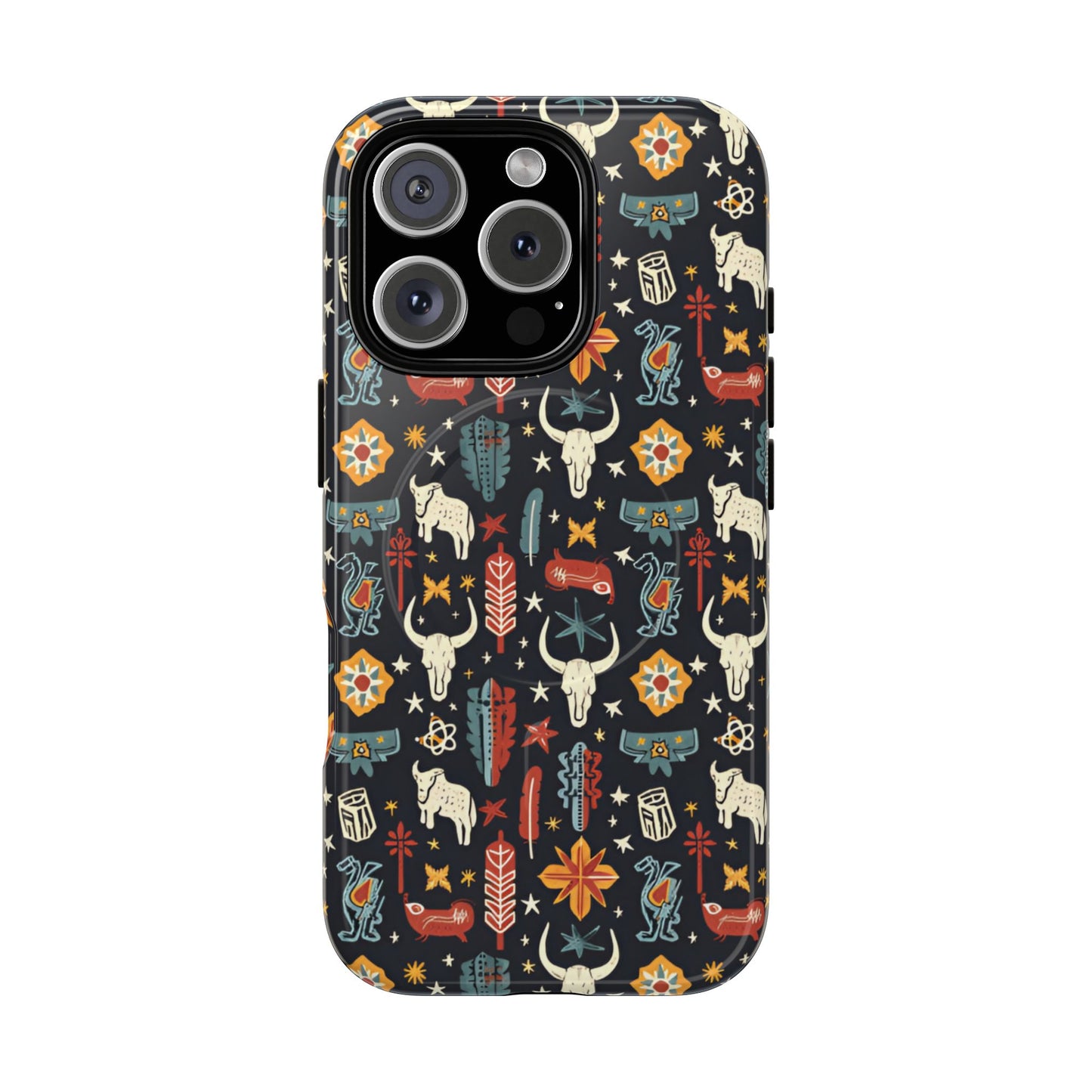 Colorful Western Magnetic Case