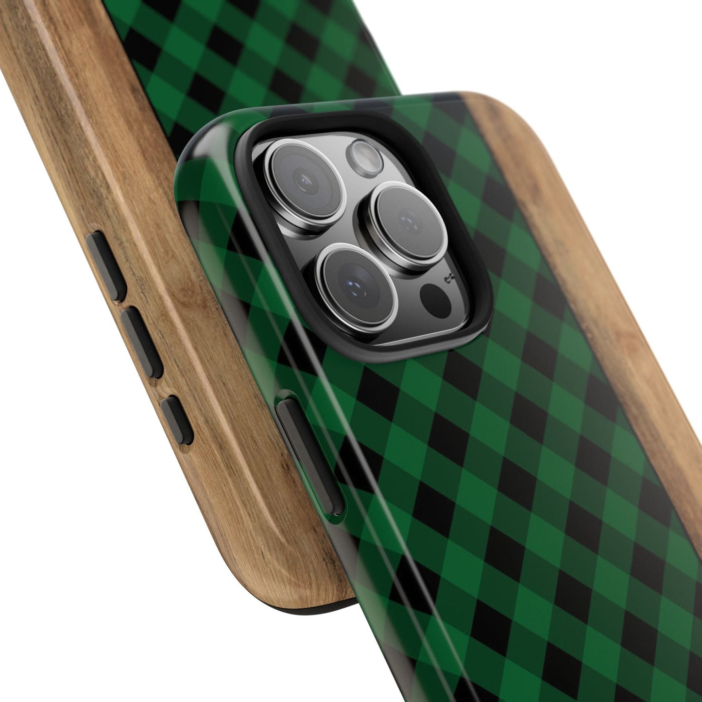 Green Plaid Phone Case