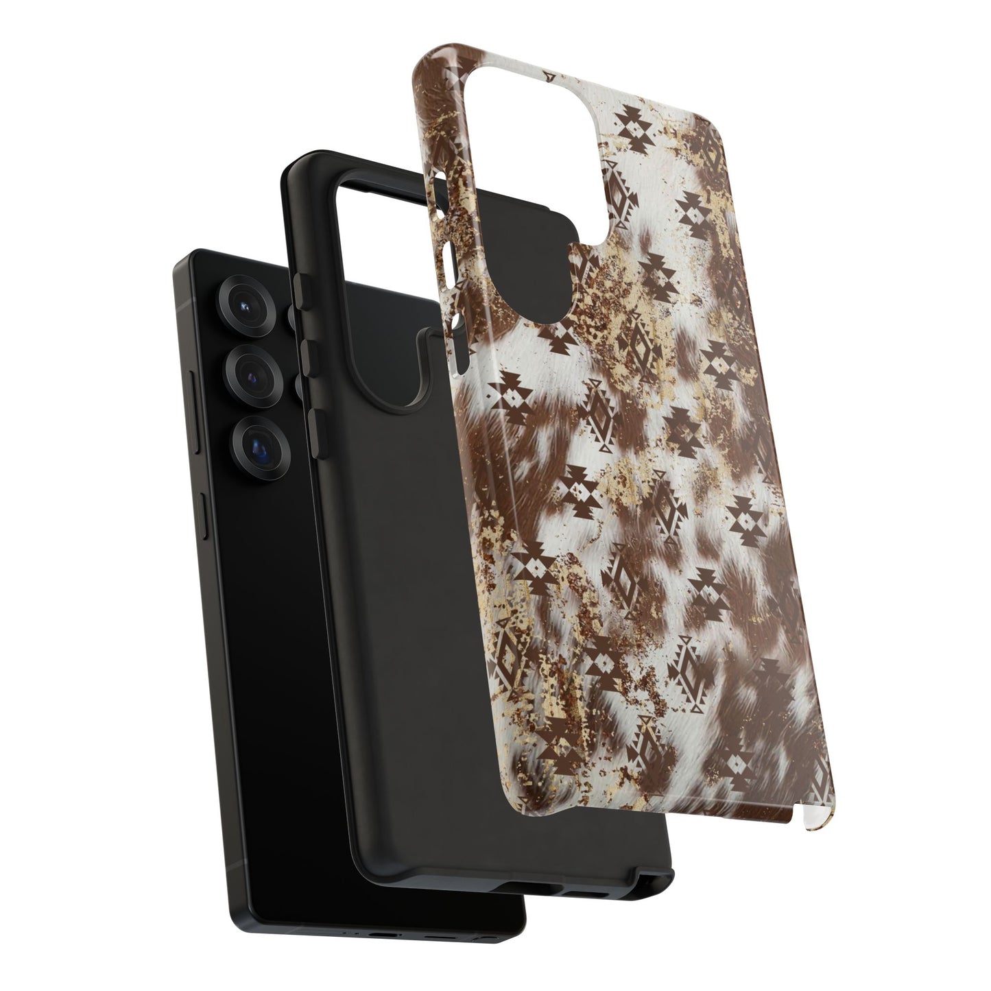 Aztec Cowhide Tough Phone Case