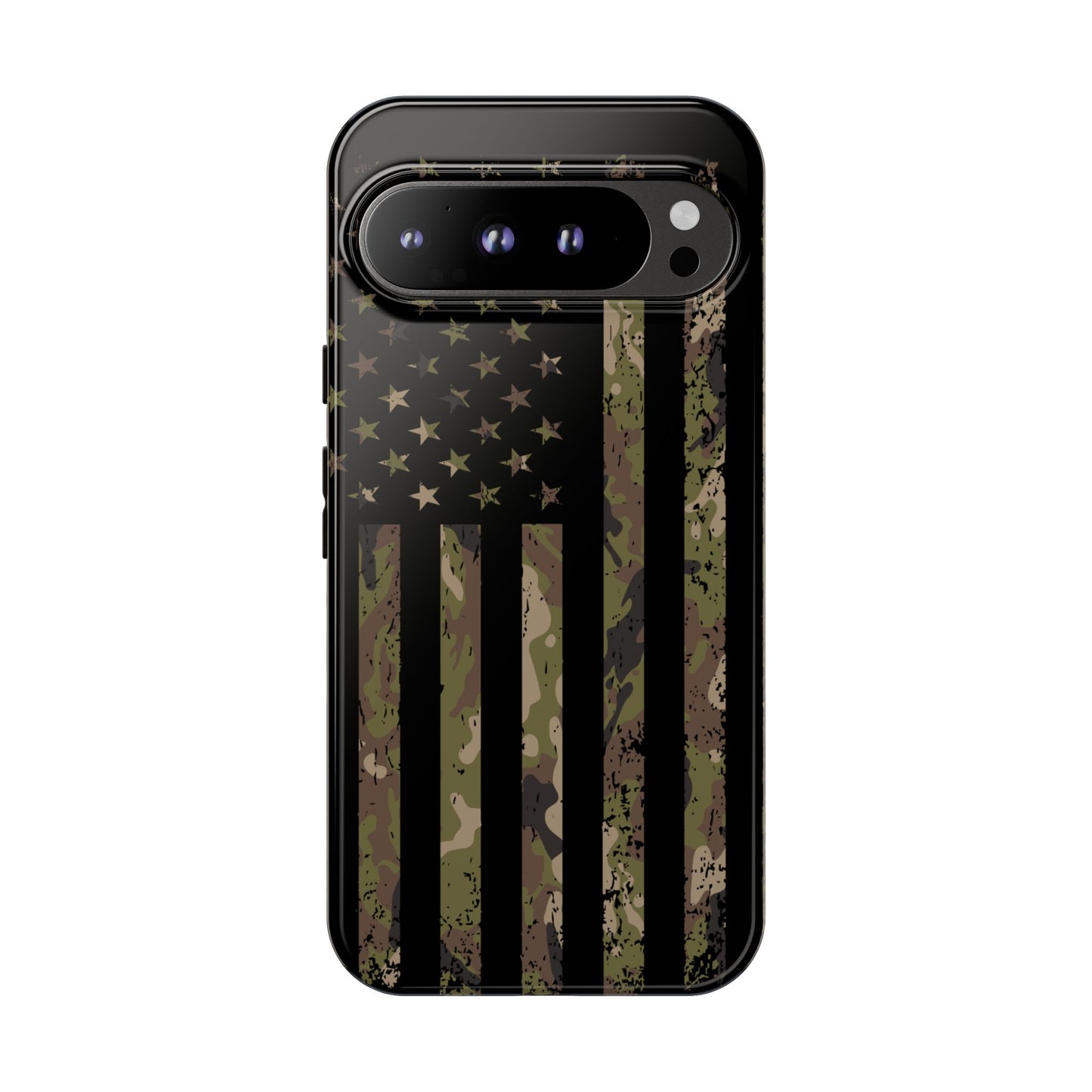 Camo Flag Patriotic Tough Phone Case