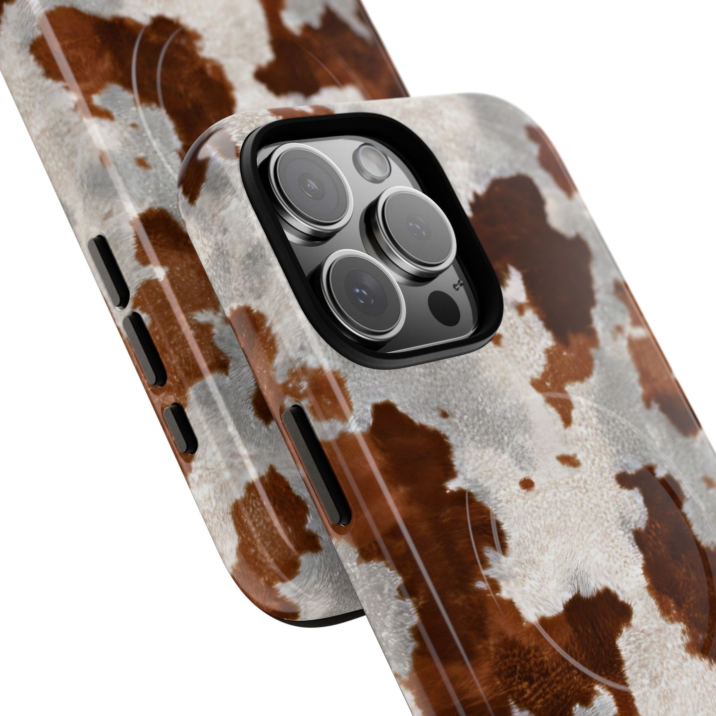 Brown Cowhide Magnetic Case