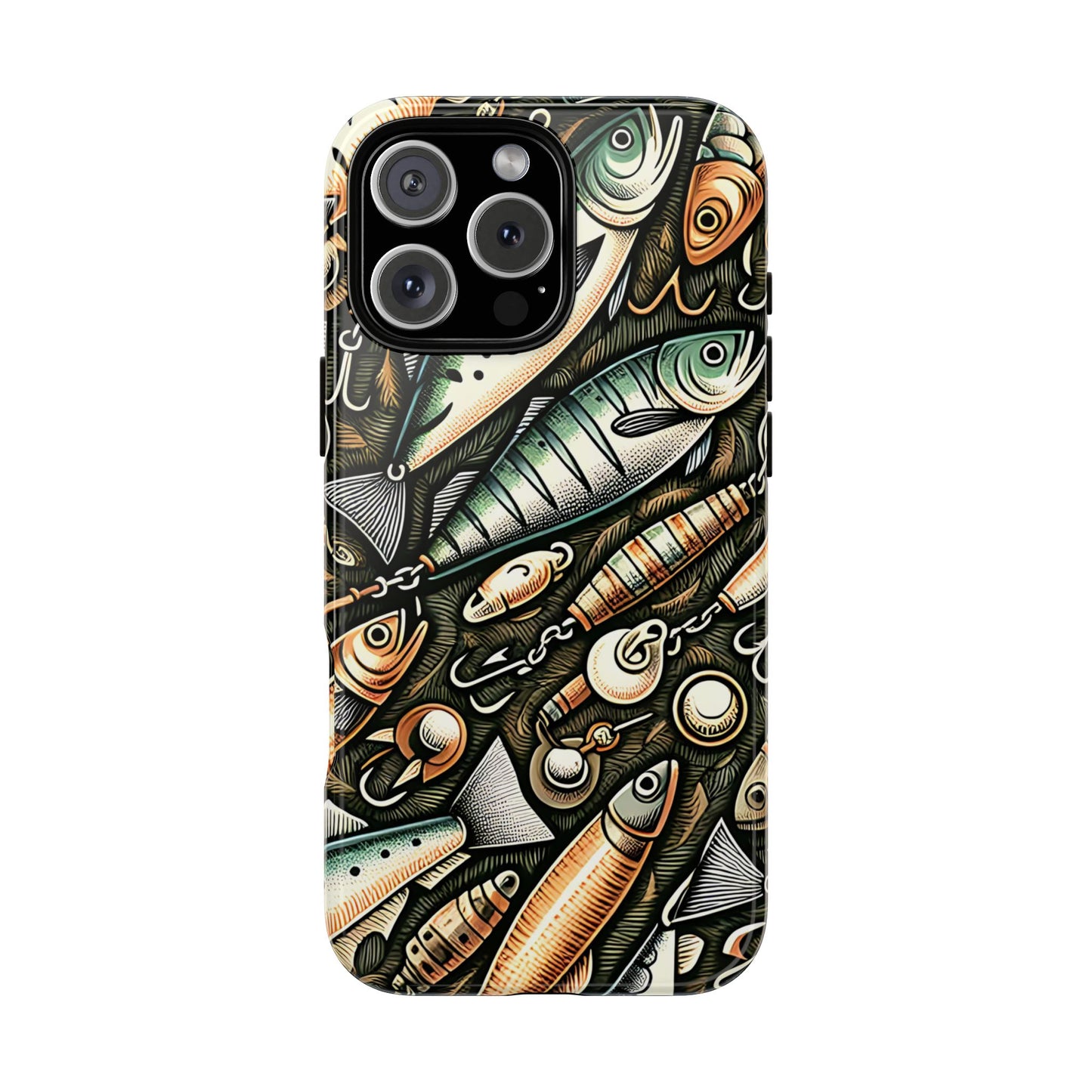 Vintage Fishing Lures Tough Phone Case