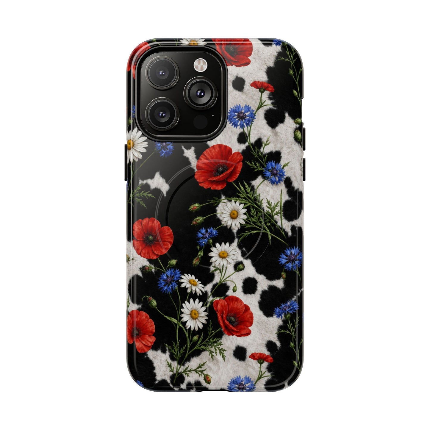 Cowhide Patriot Bloom Magnetic Case