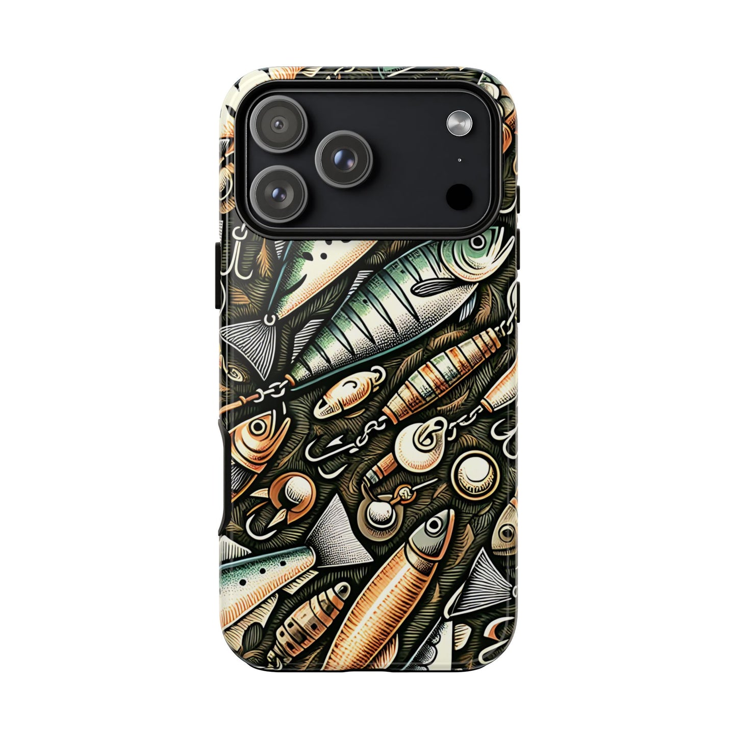 Vintage Fishing Lures Tough Phone Case