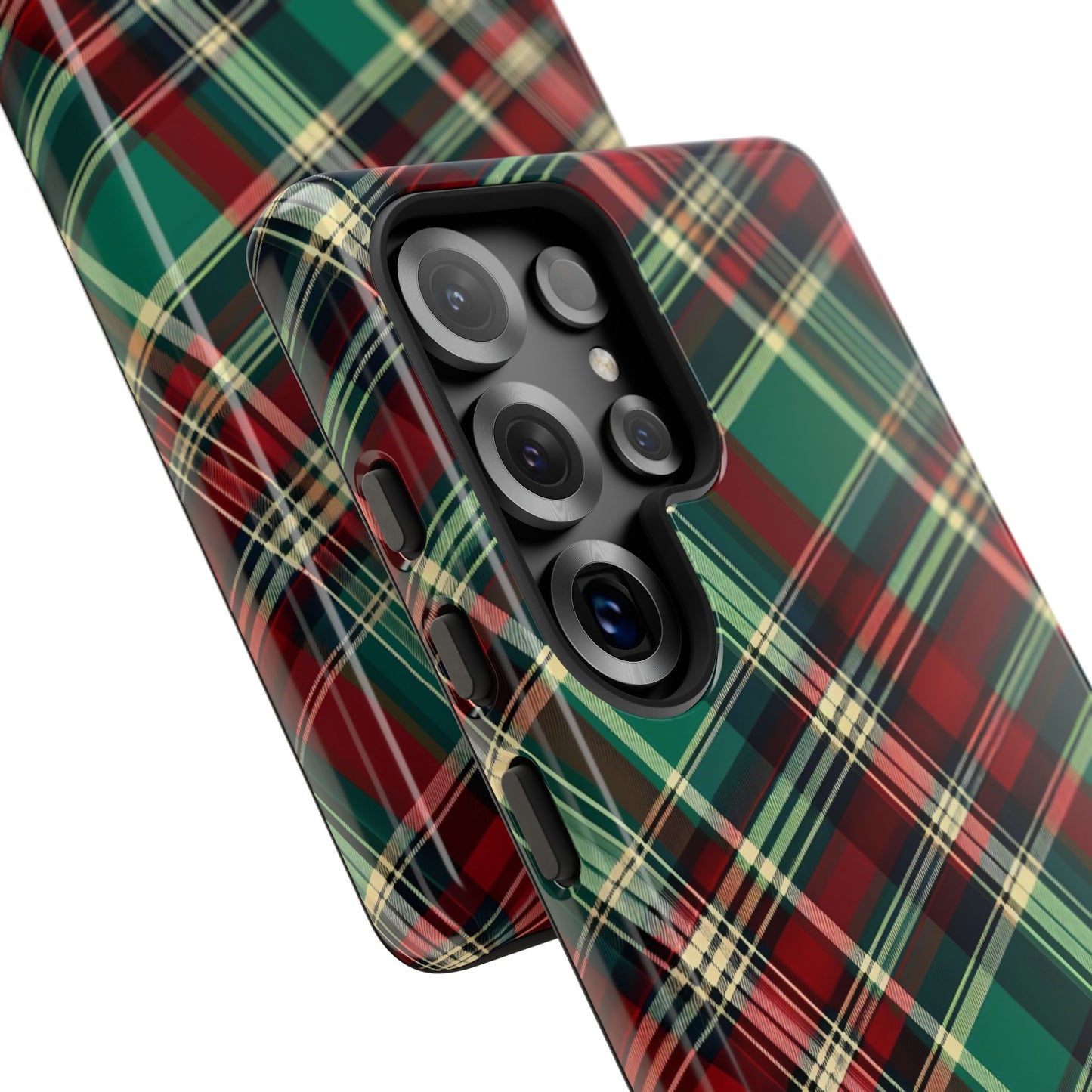 Country Christmas Plaid Tough Phone Case