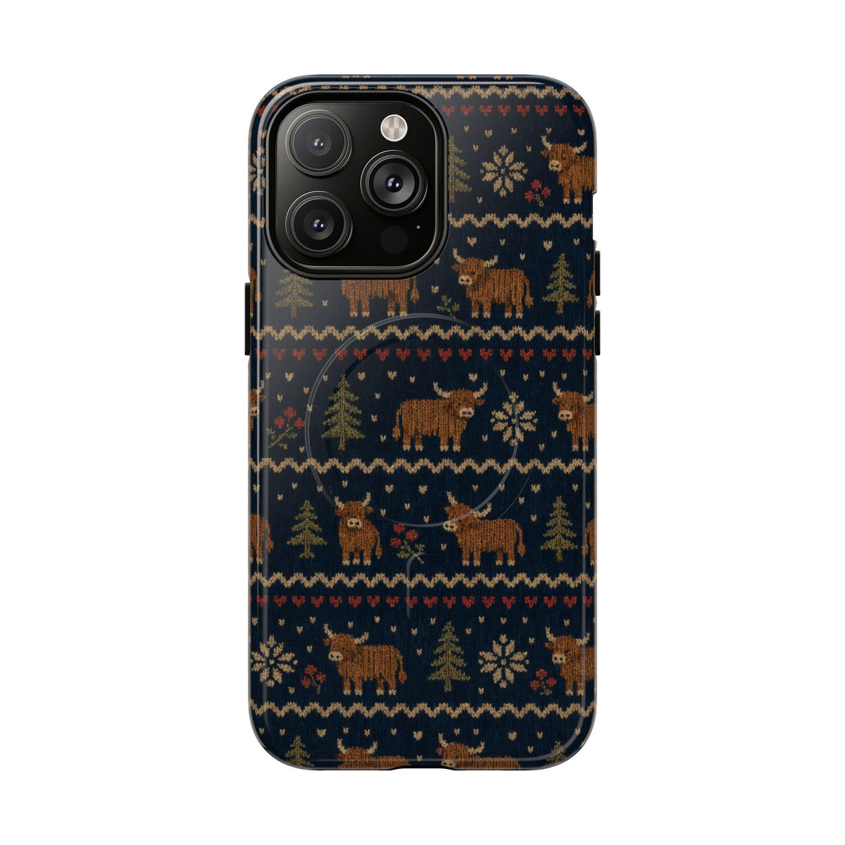 Highland Cow Sweater Magnetic Case