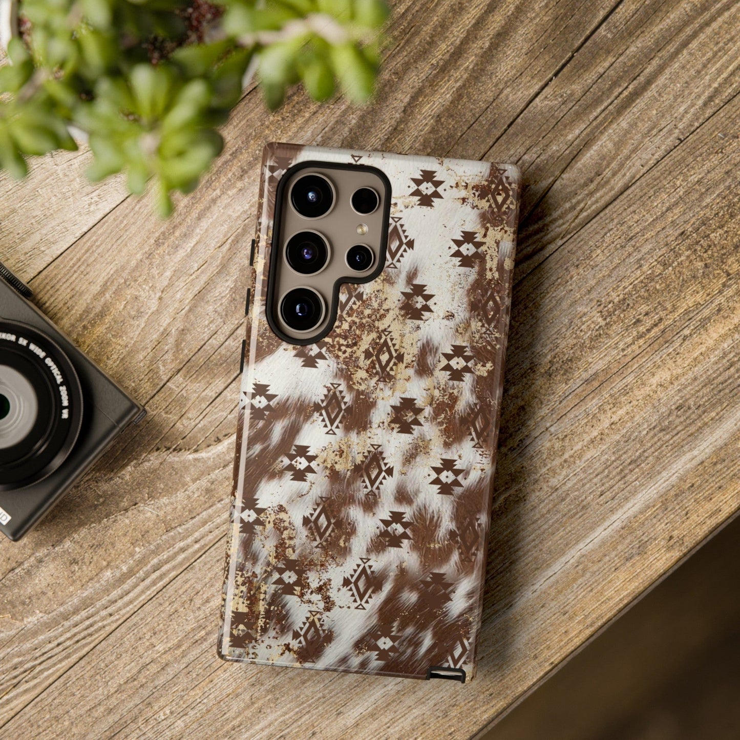 Aztec Cowhide Phone Case