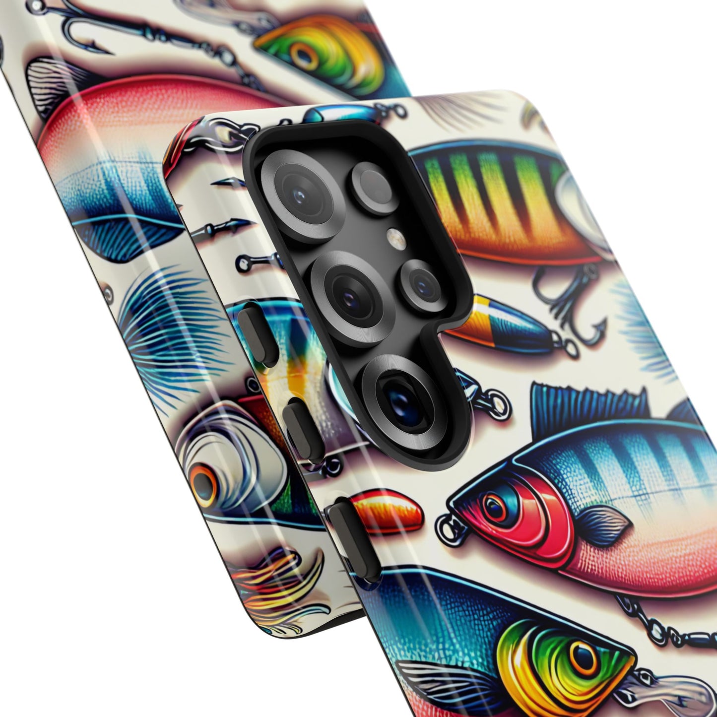 Colorful Fishing Lures Tough Phone Case