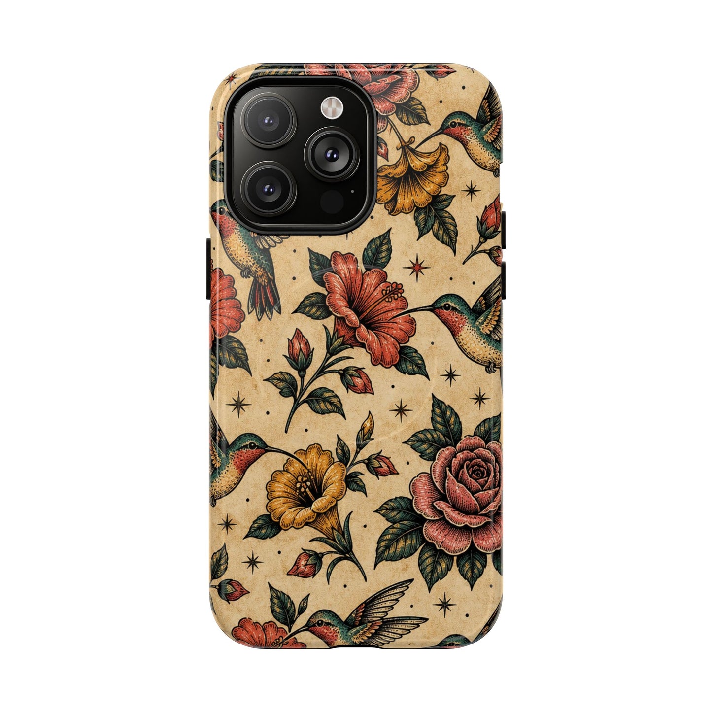 Hummingbird Rose Magnetic Case