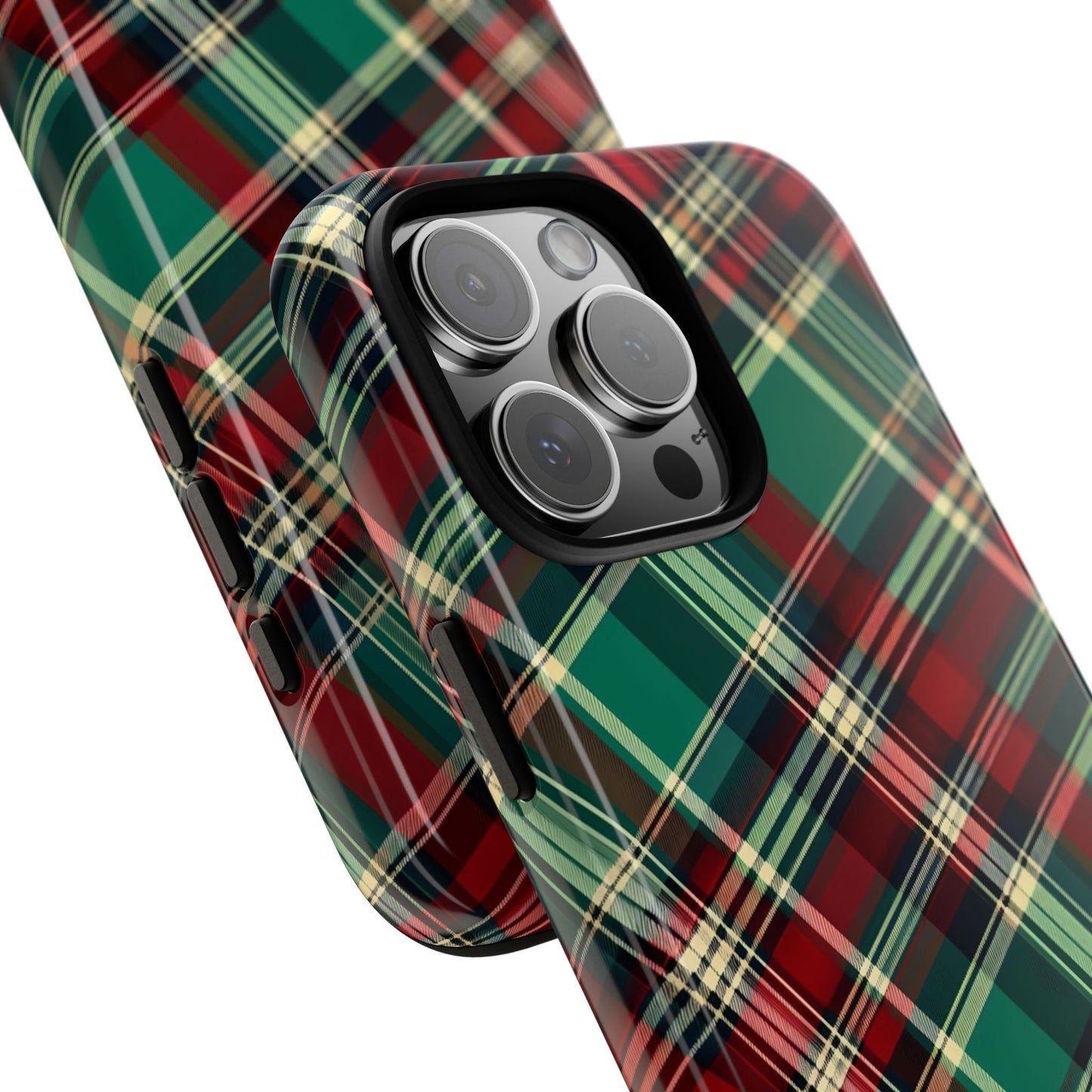 Country Christmas Plaid Tough Phone Case