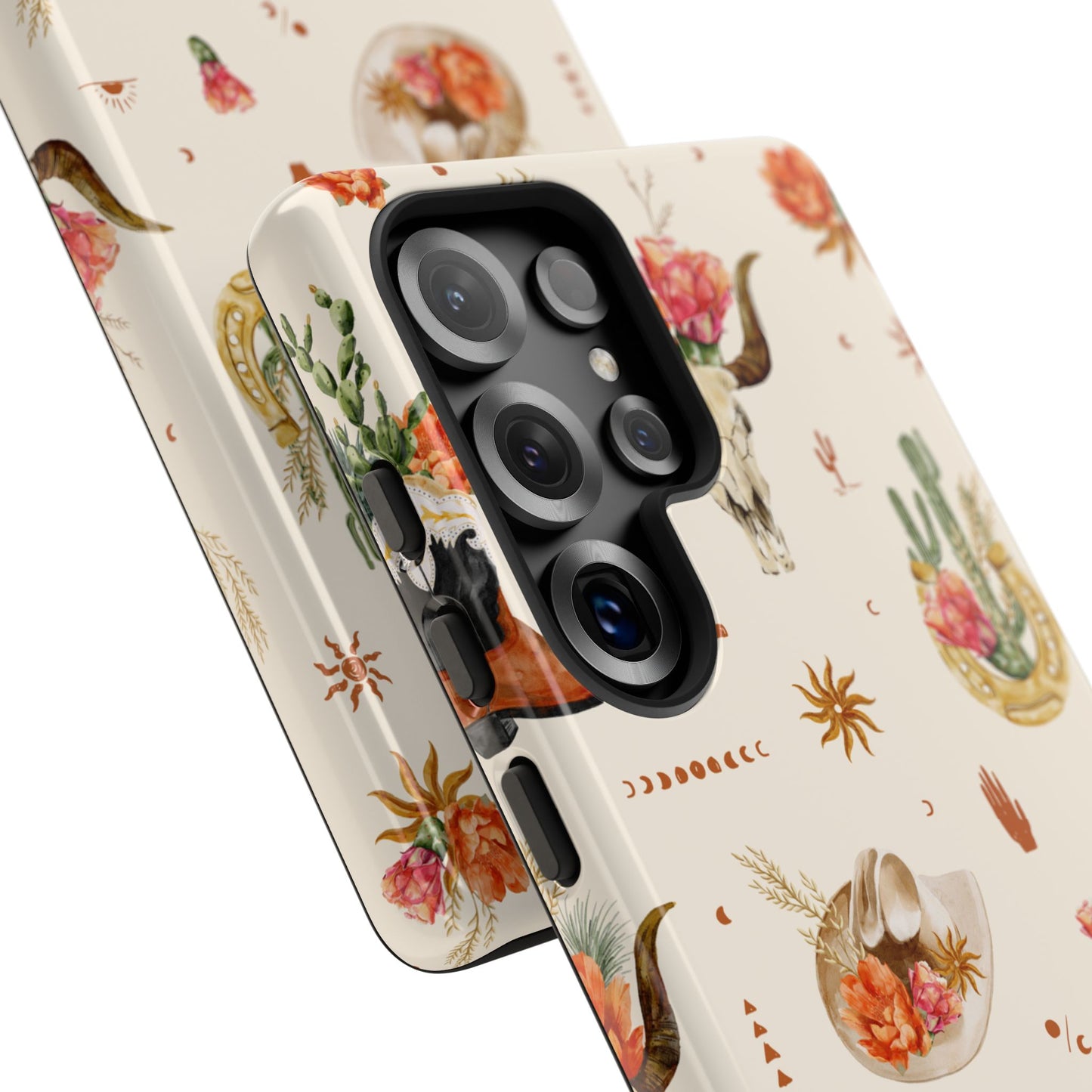 Western Floral Tough Phone Case