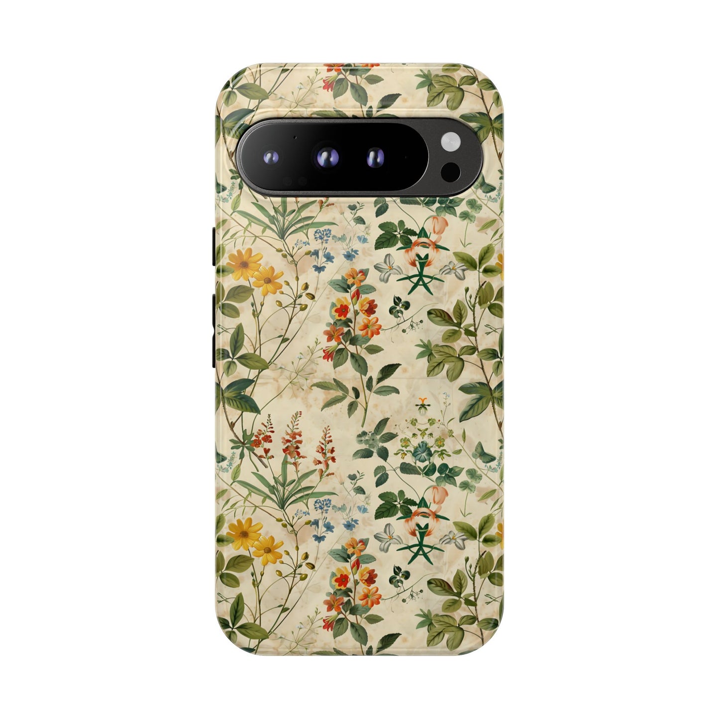 Vintage Floral Tough Phone Case