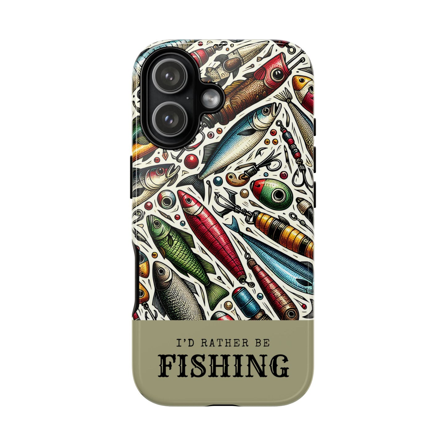 Id Rather Be Fishing Tough Phone Case
