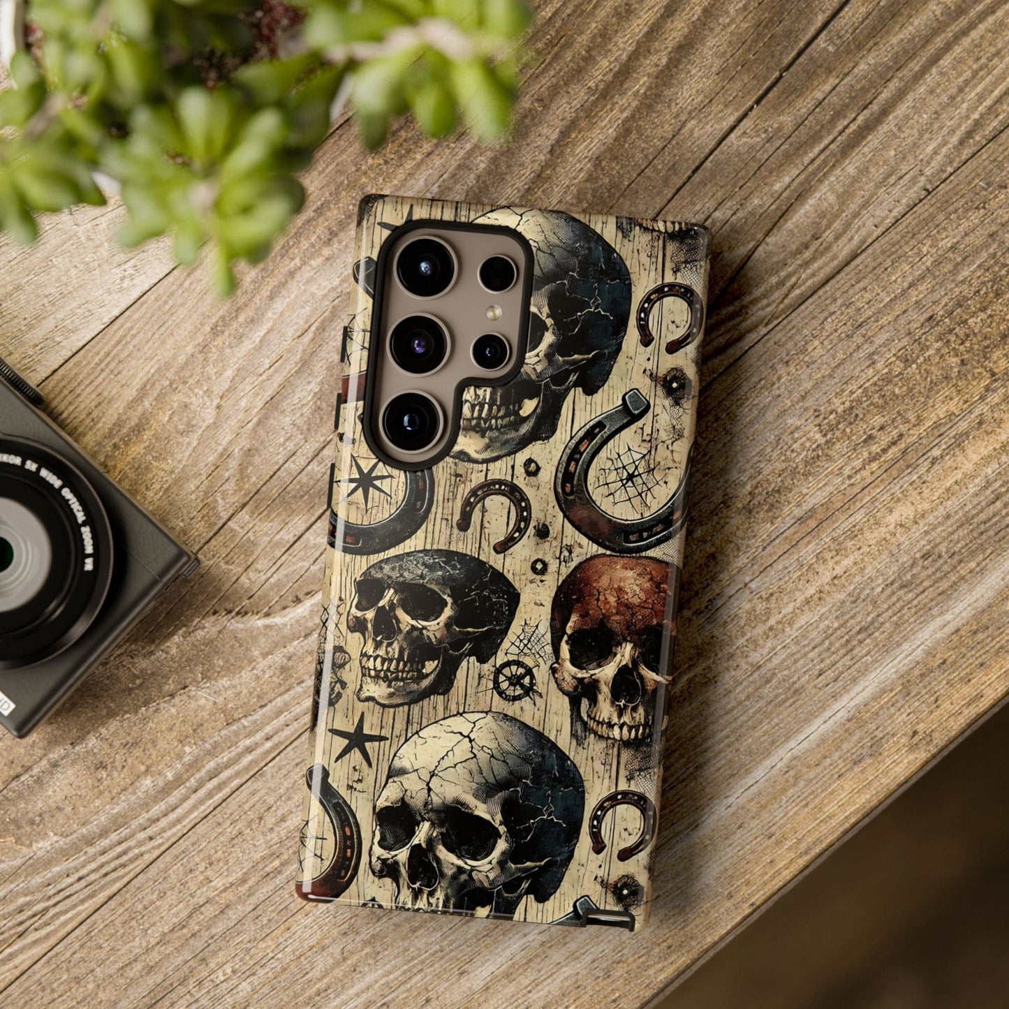Skulls and Horseshoes Phone Case