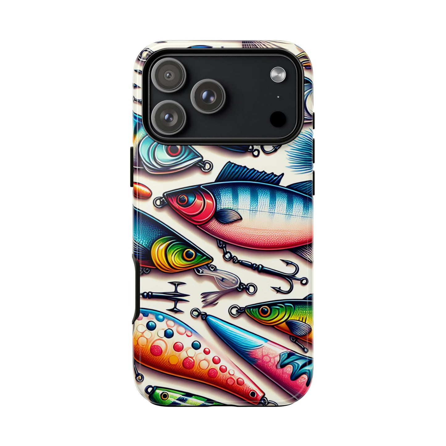 Colorful Fishing Lures Tough Phone Case
