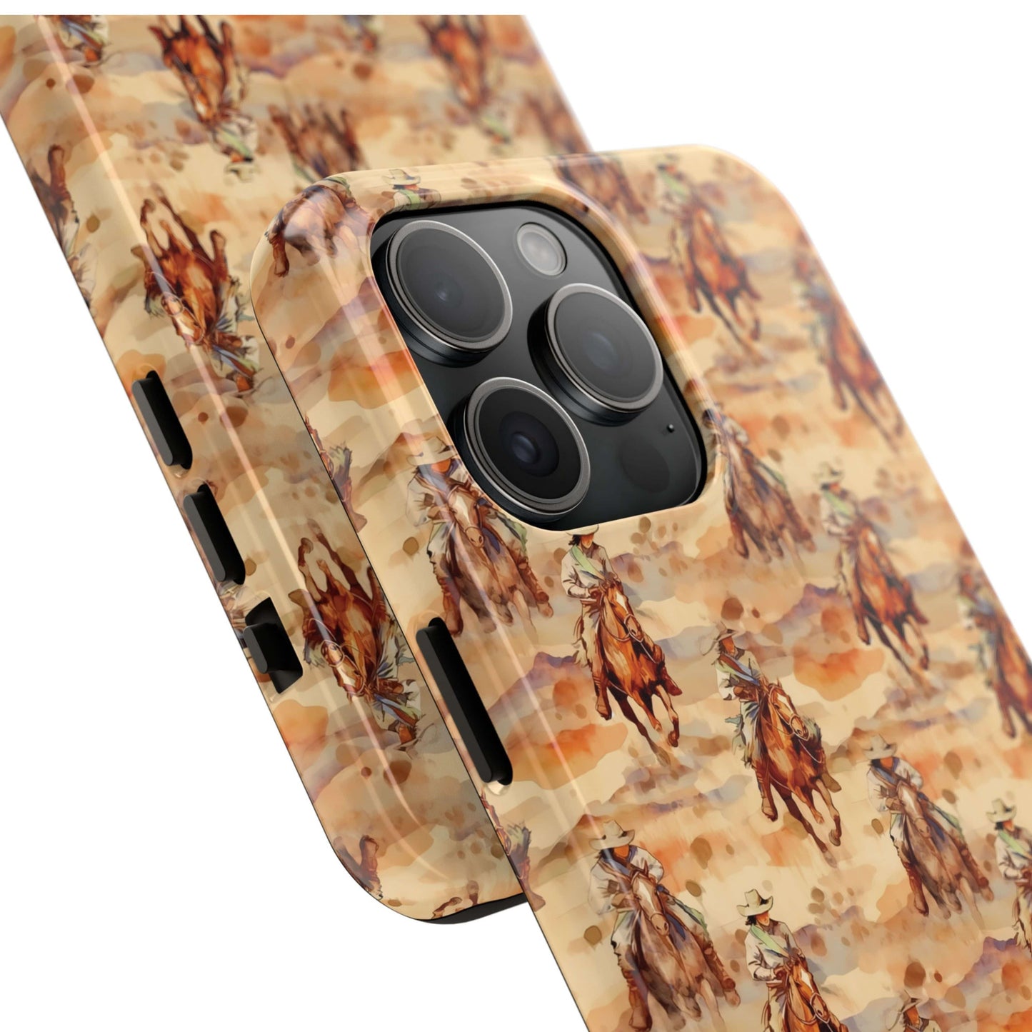 Western Horse Pattern Phone Case