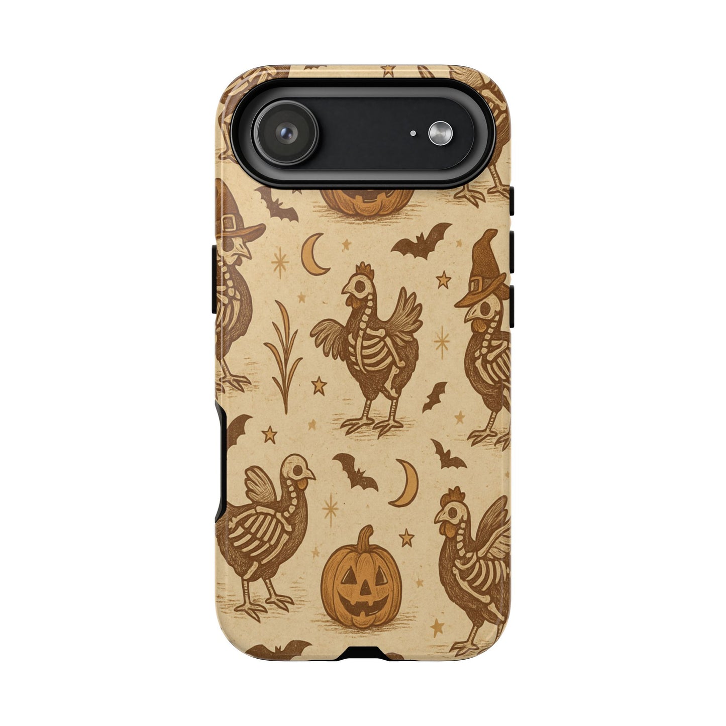 Rustic Skeleton Chickens Tough Phone Case