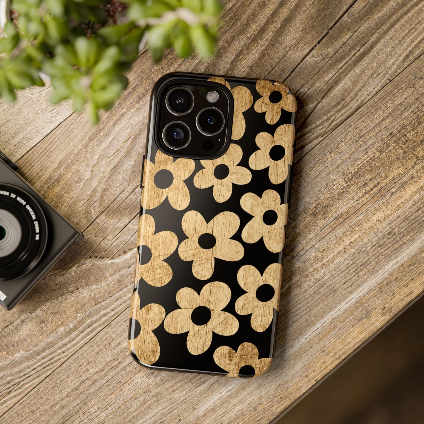 Retro Flower Tough Phone Case