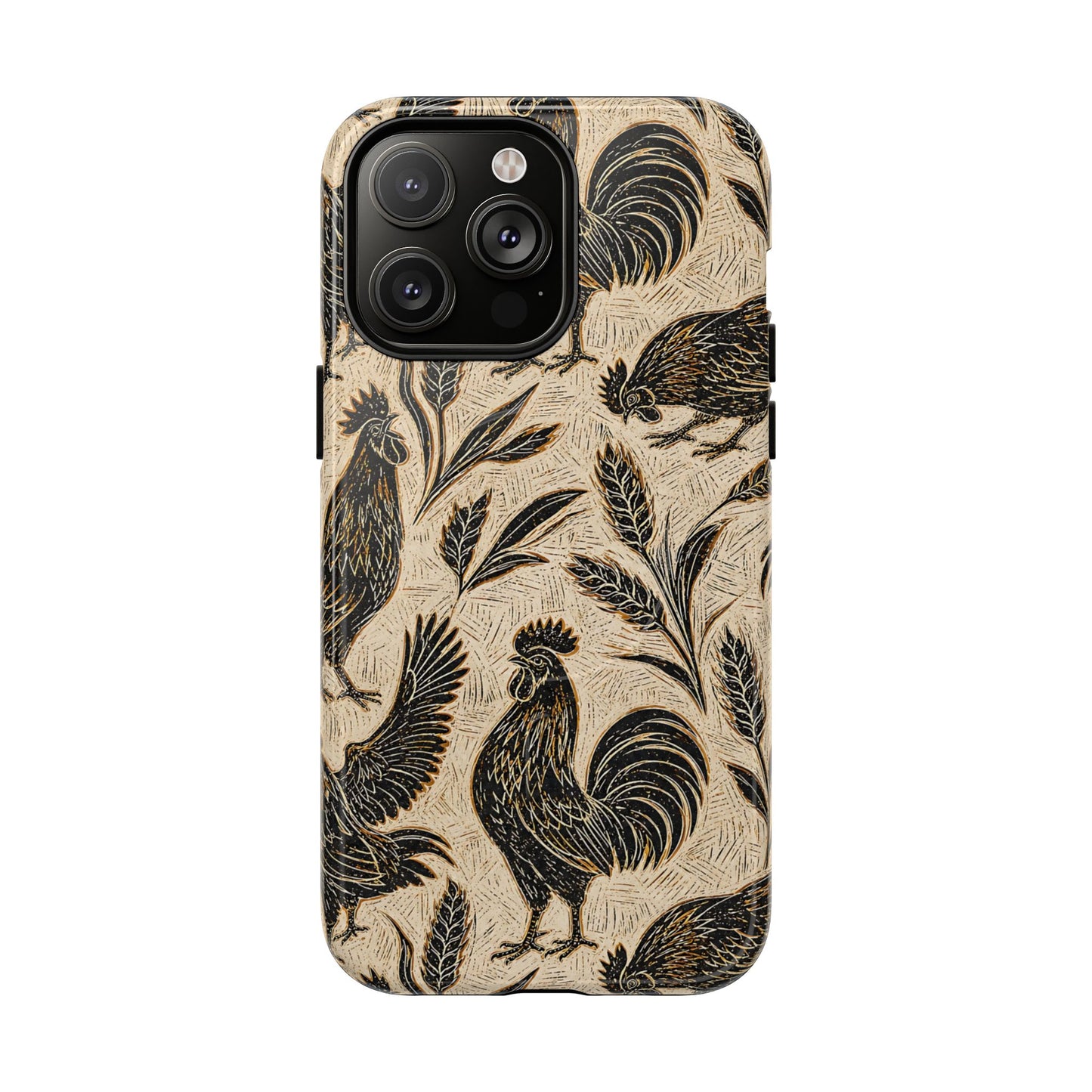 Carved Rooster Magnetic Case