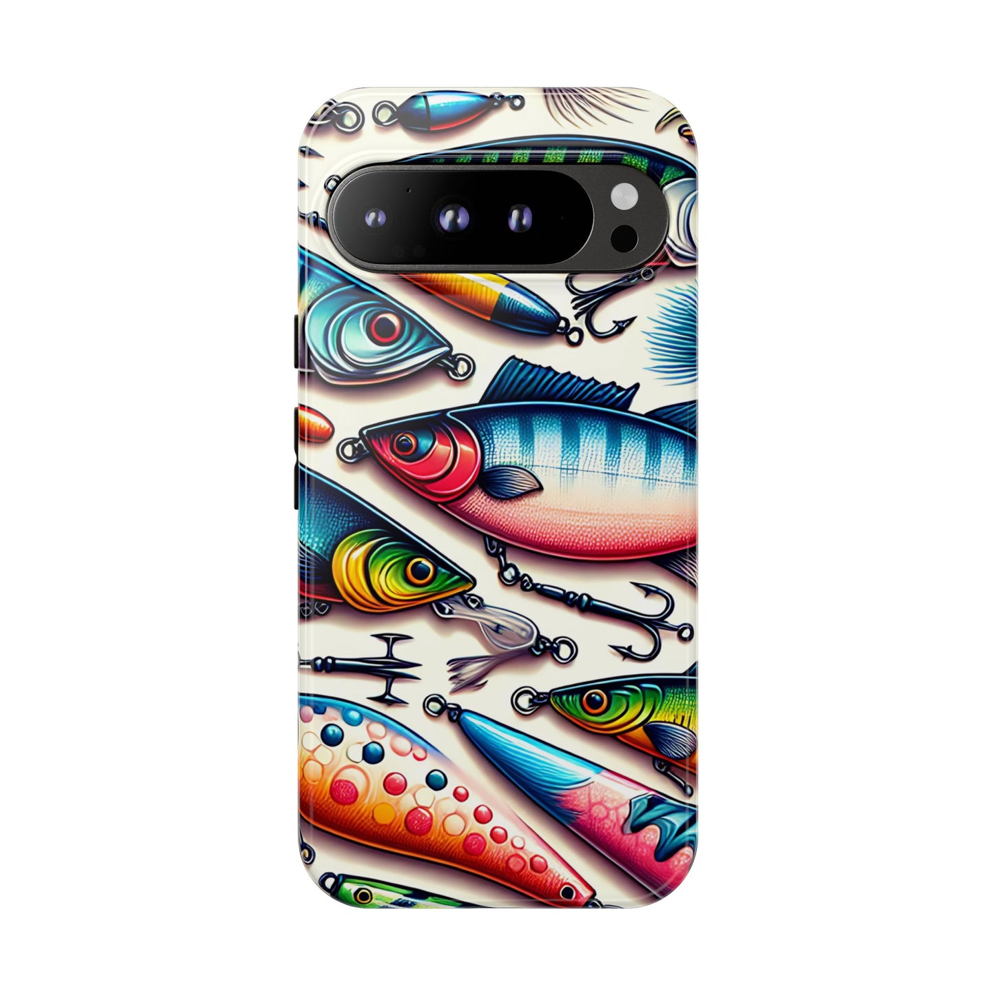 Colorful Fishing Lures Tough Phone Case