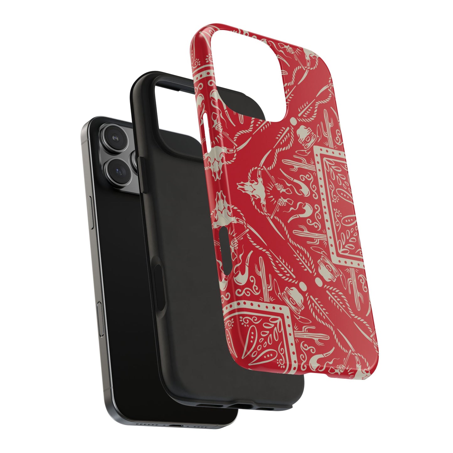 Western Red Bandana Phone Case