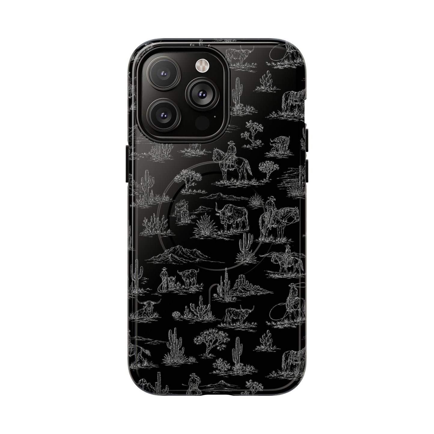Midnight Toile Magnetic Case