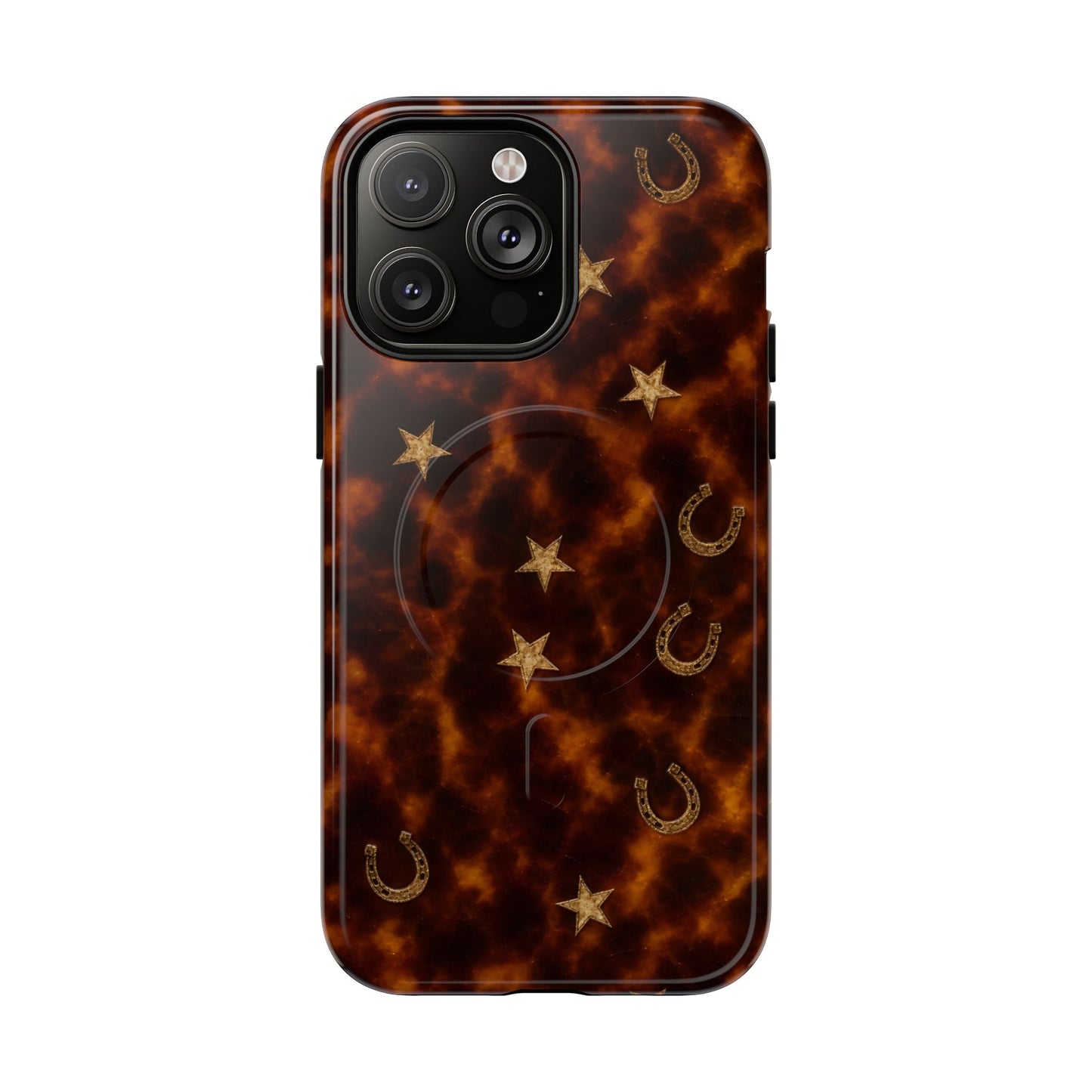 Horseshoe Tortoiseshell Magnetic Case