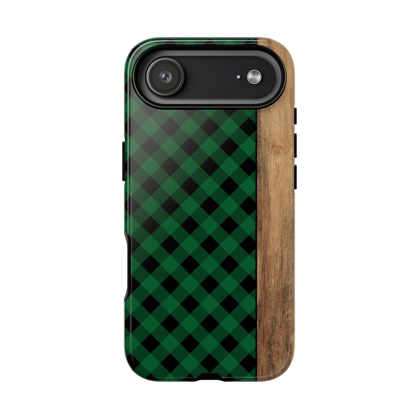 Green Plaid Tough Phone Case