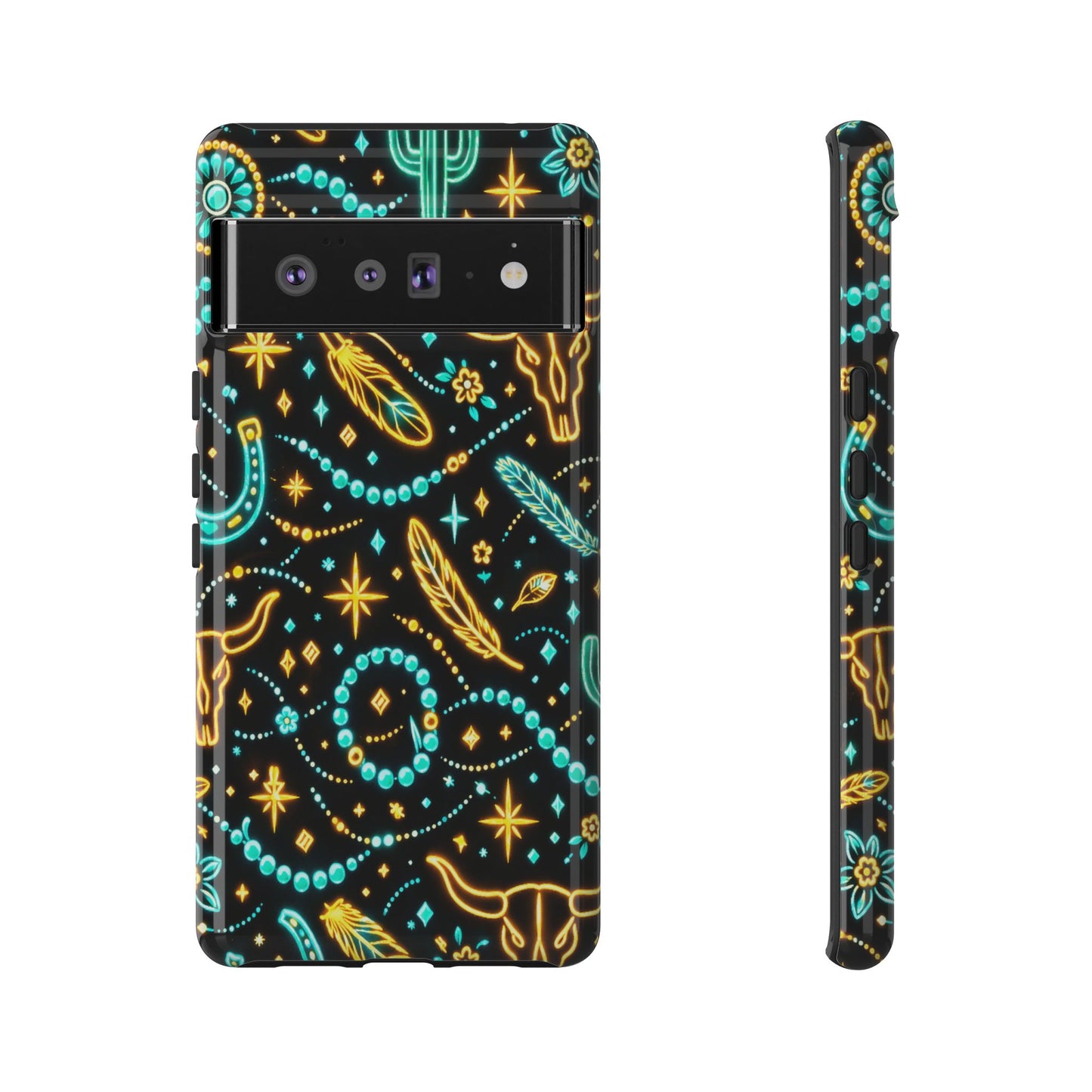 Neon Turquoise Tough Case