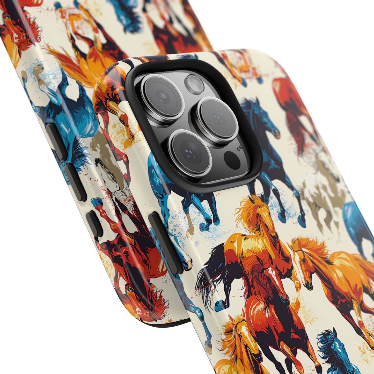 Colorful Horses Phone Case