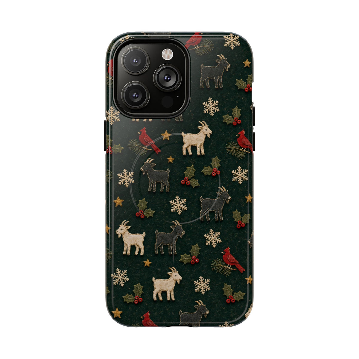 Felt Goats Cardinals Magnetic Case