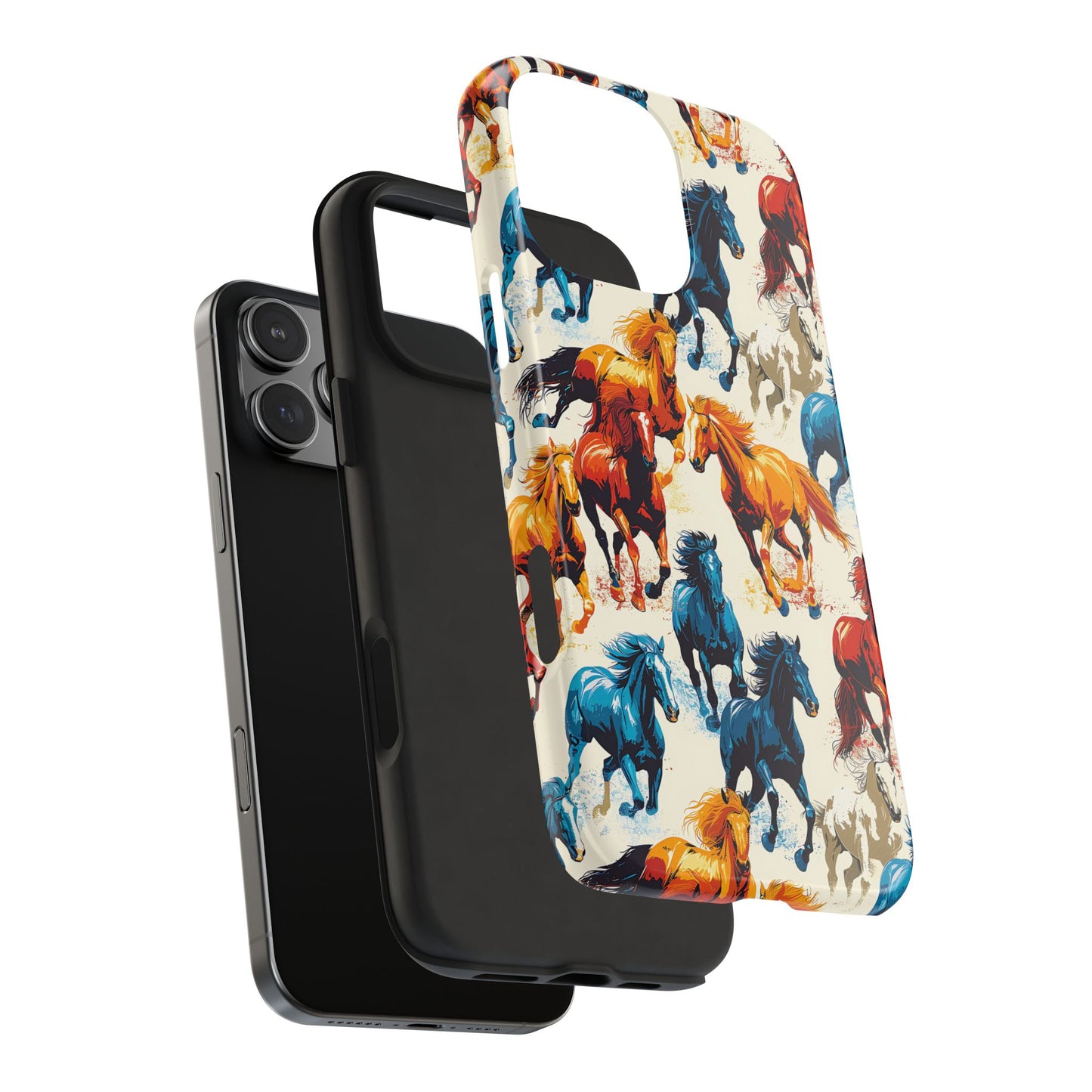Colorful Horses Phone Case