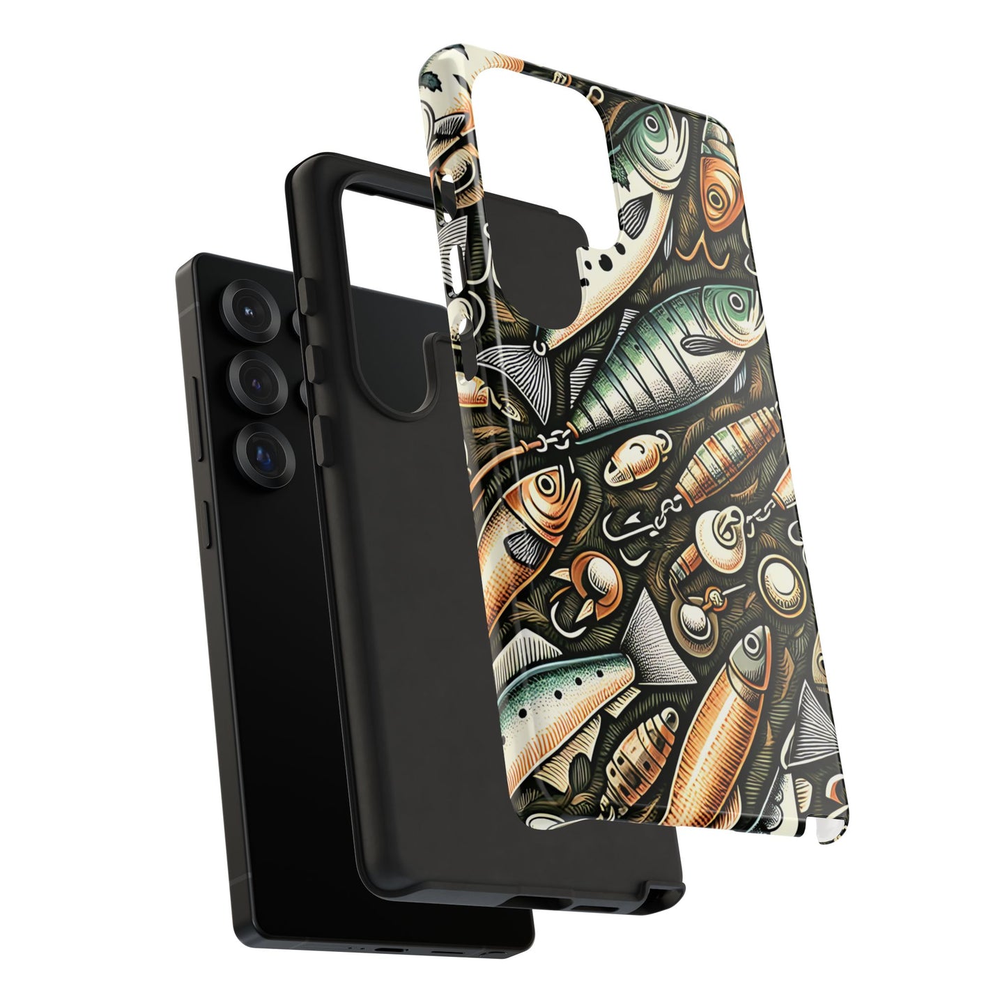 Vintage Fishing Lures Tough Phone Case