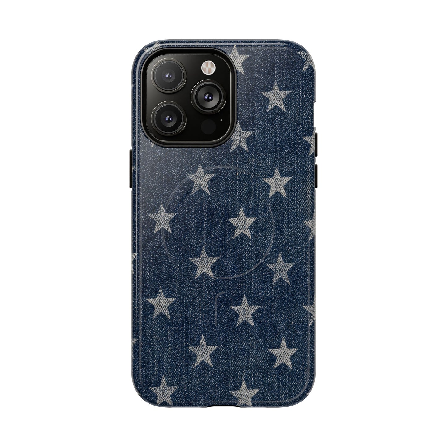 Denim And Stars Magnetic Case