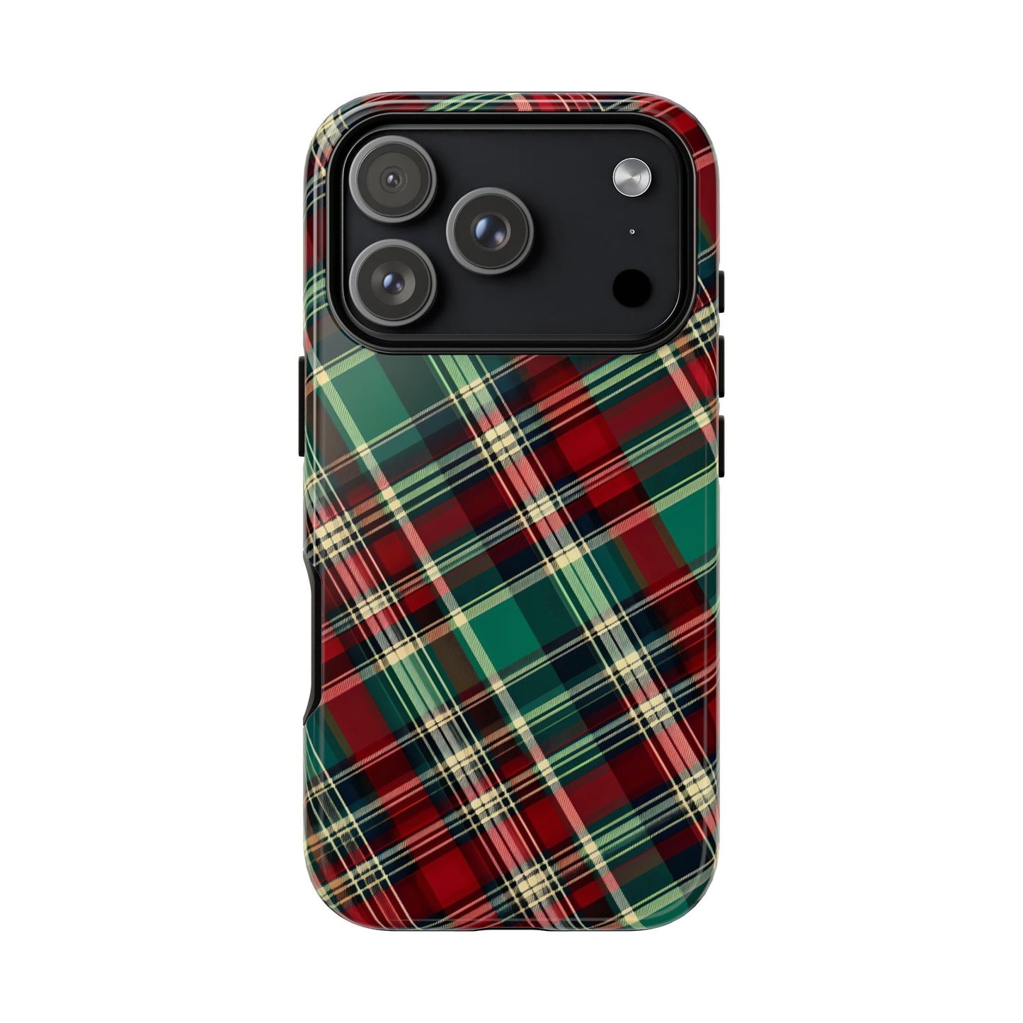 Country Christmas Plaid Tough Phone Case