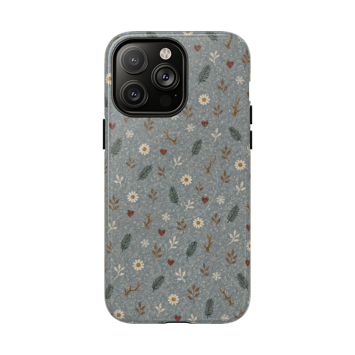Antler Daisies Snow Magnetic Case