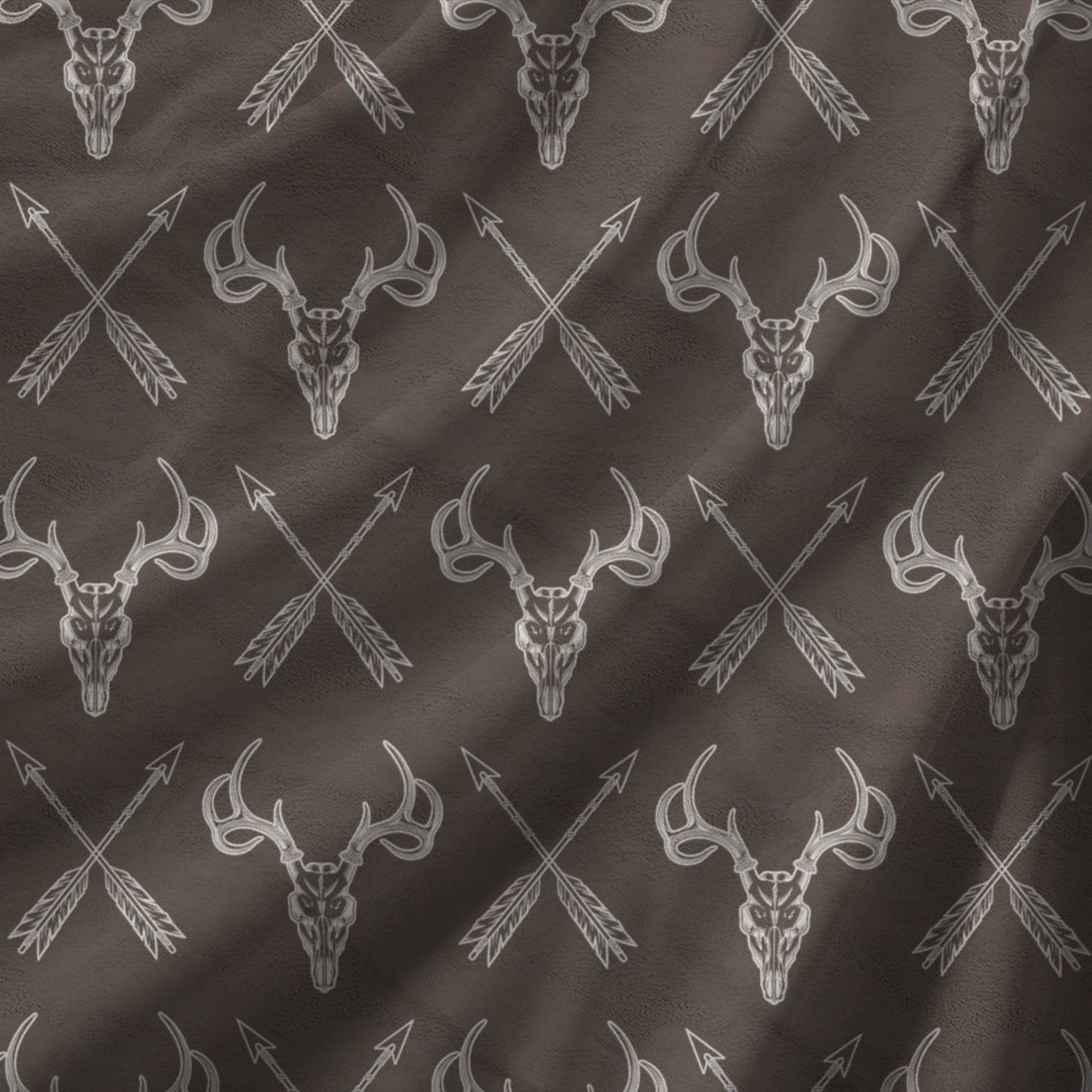 Deer Skull Arrows Blanket