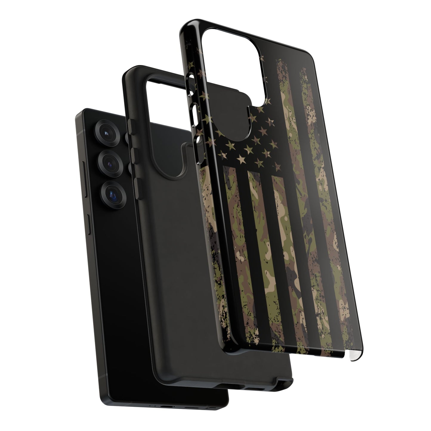 Camo Flag Patriotic Tough Phone Case