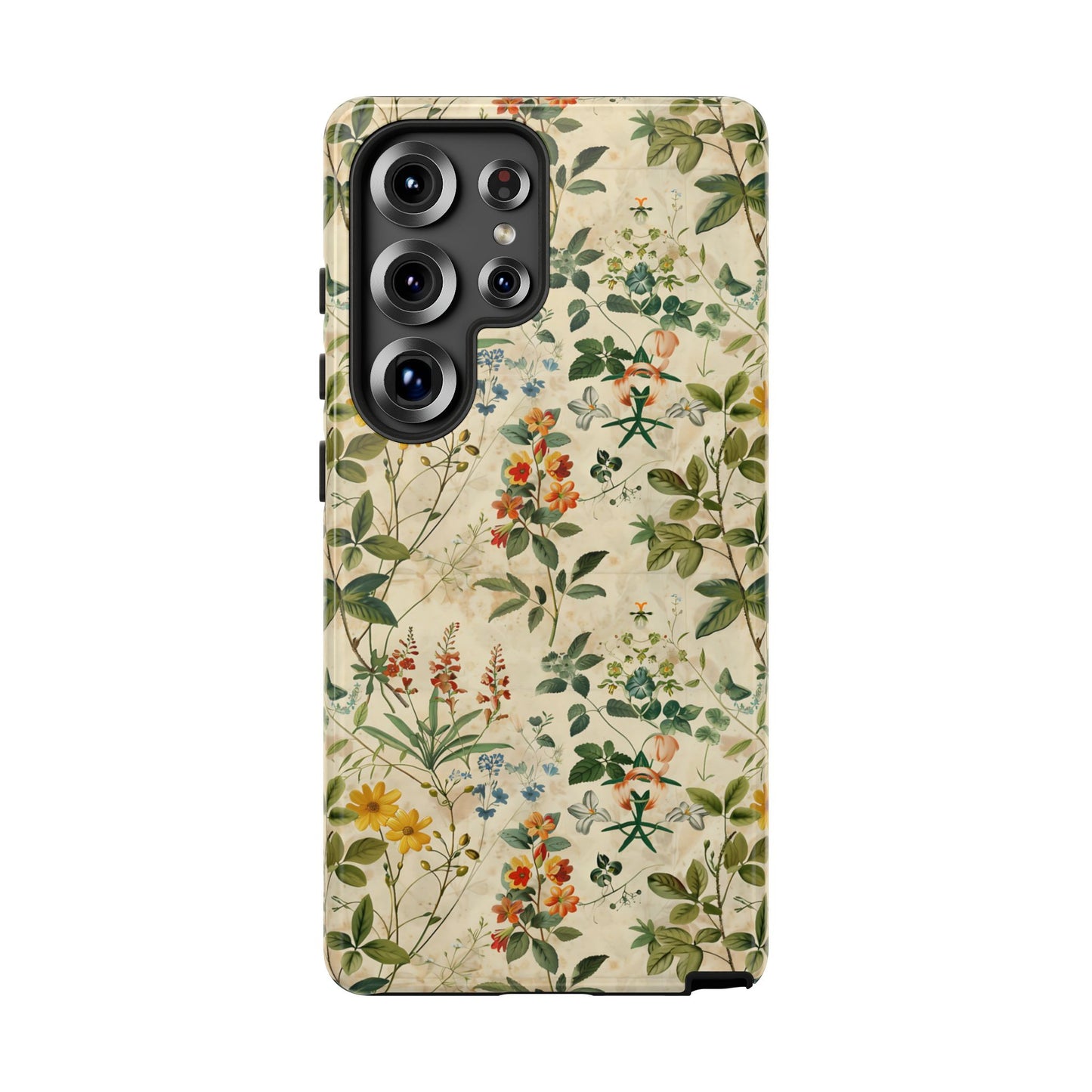 Vintage Floral Tough Phone Case