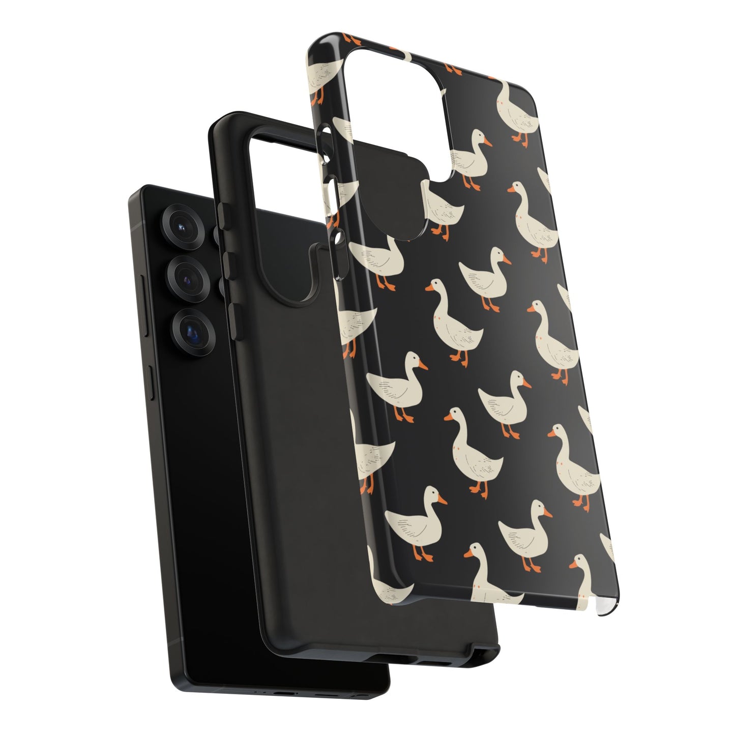 White Ducks Tough Phone Case