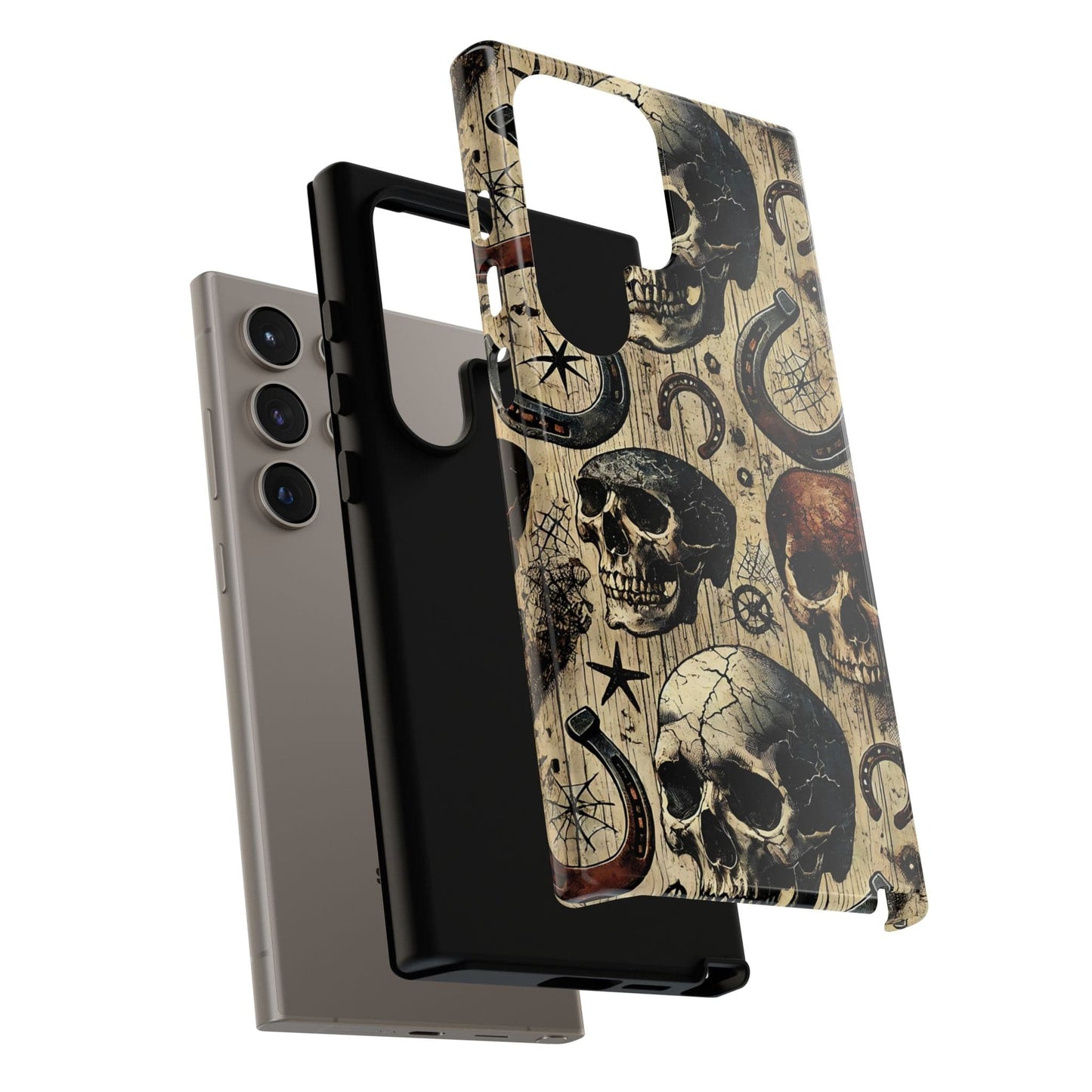 Skulls and Horseshoes Phone Case