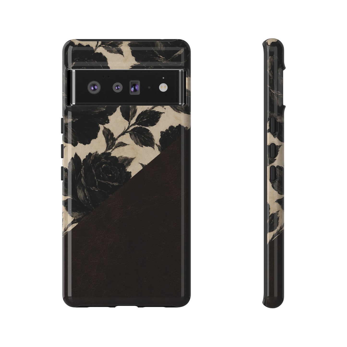 Rose Leather Tough Case