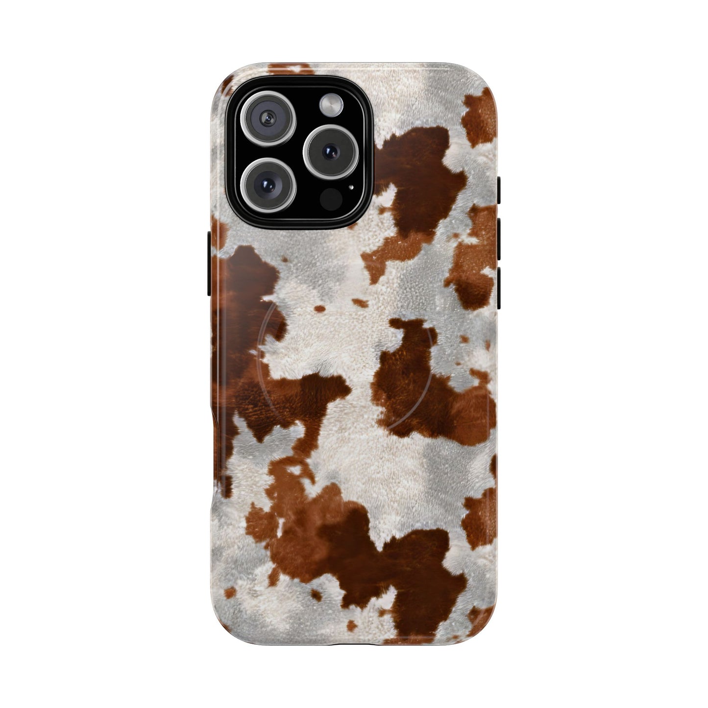 Brown Cowhide Magnetic Case